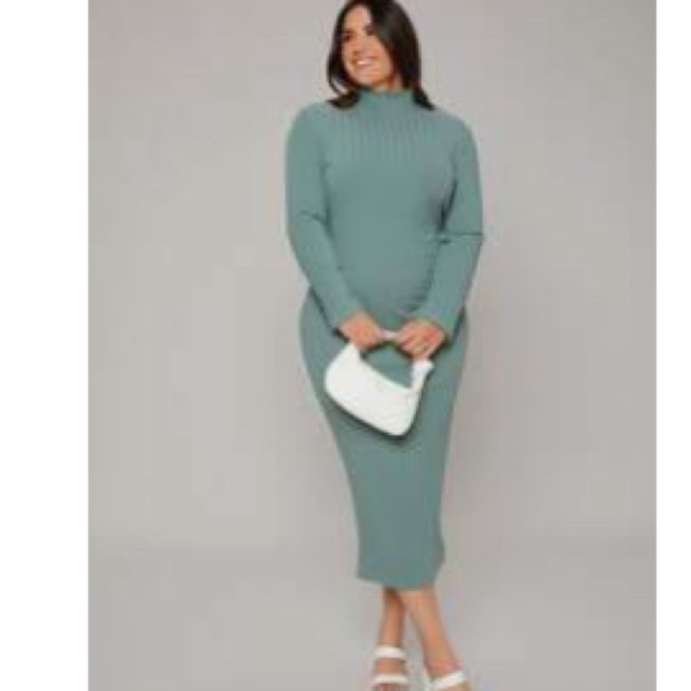 Sage green dress